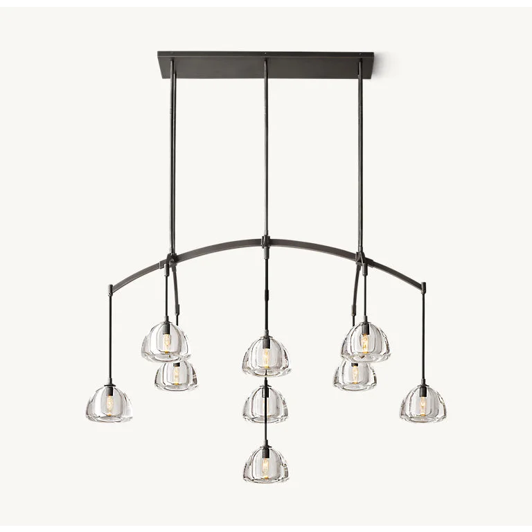 Luxurious Brass Chandelier for Kitchen Island | Modern Pendant for High-end Interiors Casalolalights Luxury Lamps