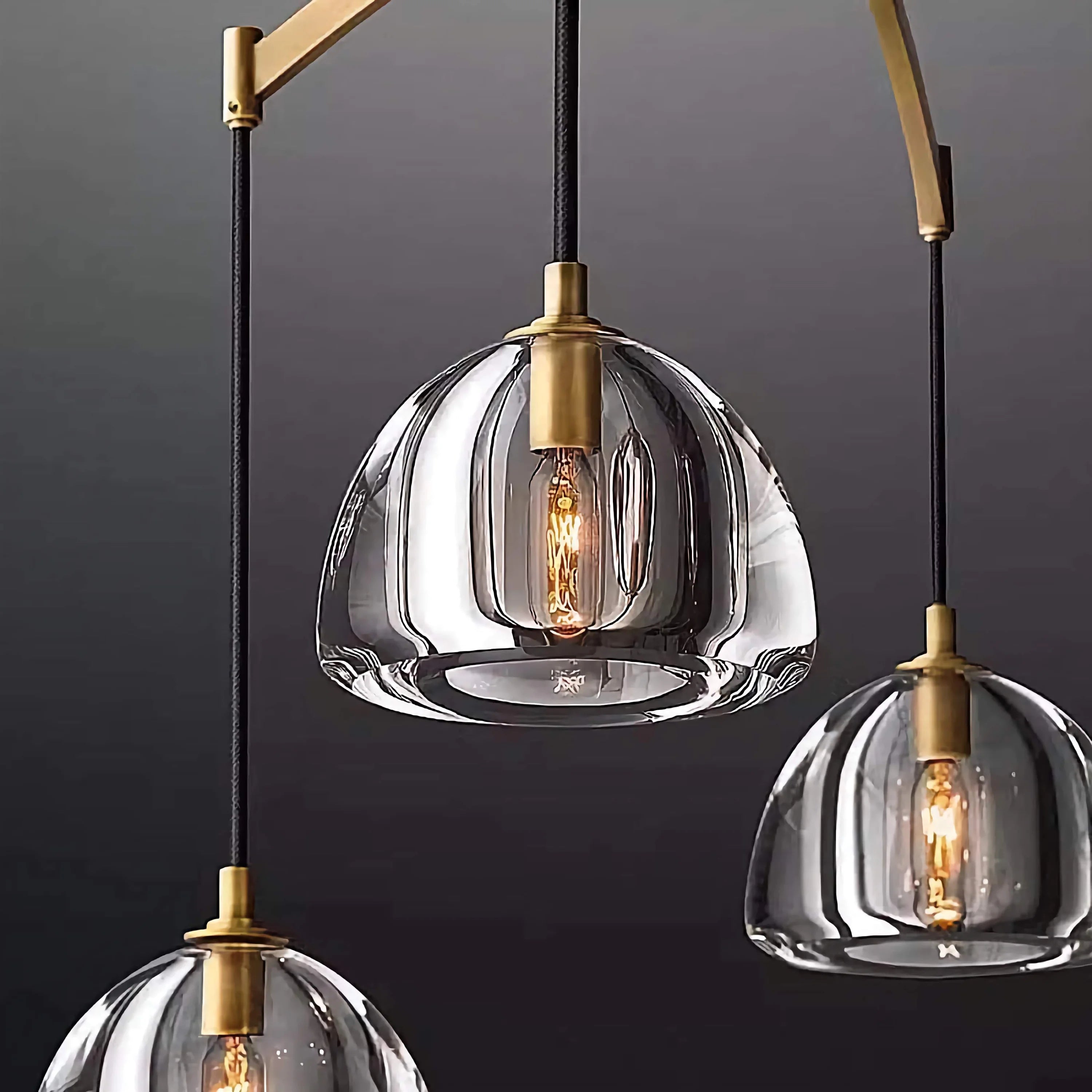 Luxurious Brass Chandelier for Kitchen Island | Modern Pendant for High-end Interiors Casalolalights Luxury Lamps