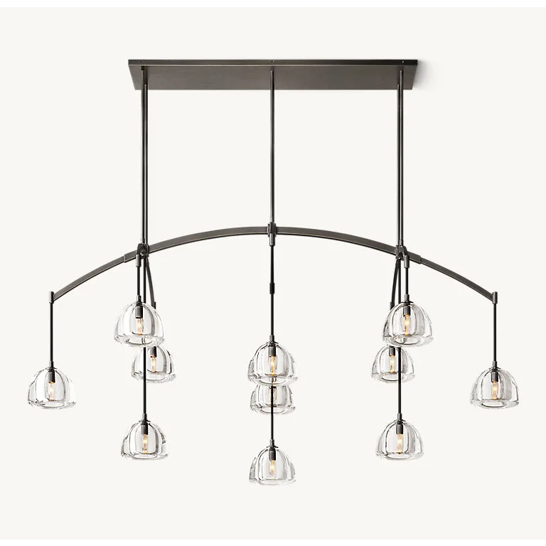 Luxurious Brass Chandelier for Kitchen Island | Modern Pendant for High-end Interiors Casalolalights Luxury Lamps