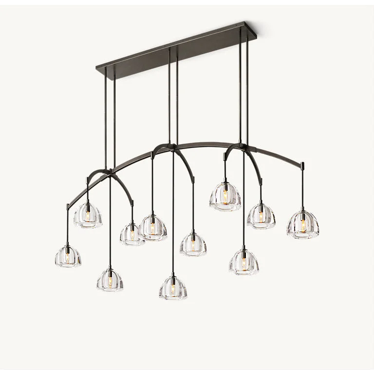Luxurious Brass Chandelier for Kitchen Island | Modern Pendant for High-end Interiors Casalolalights Luxury Lamps