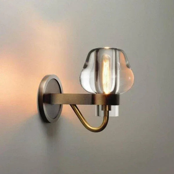 Copper Crystal Wall Light for Bedroom & Hallway Casalolalights Luxury Lamps Interior Designers