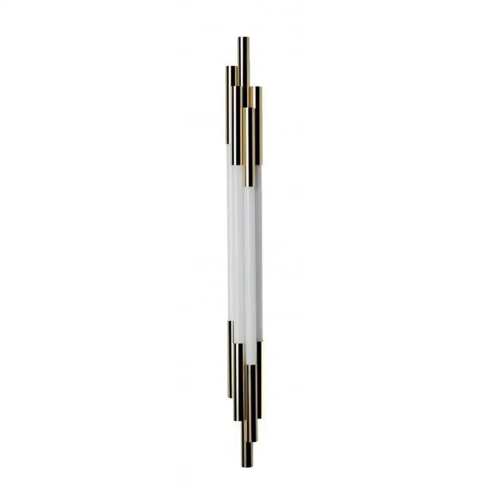 Sculptural Copper Linear Wall Sconces – Modern Minimalist Lighting