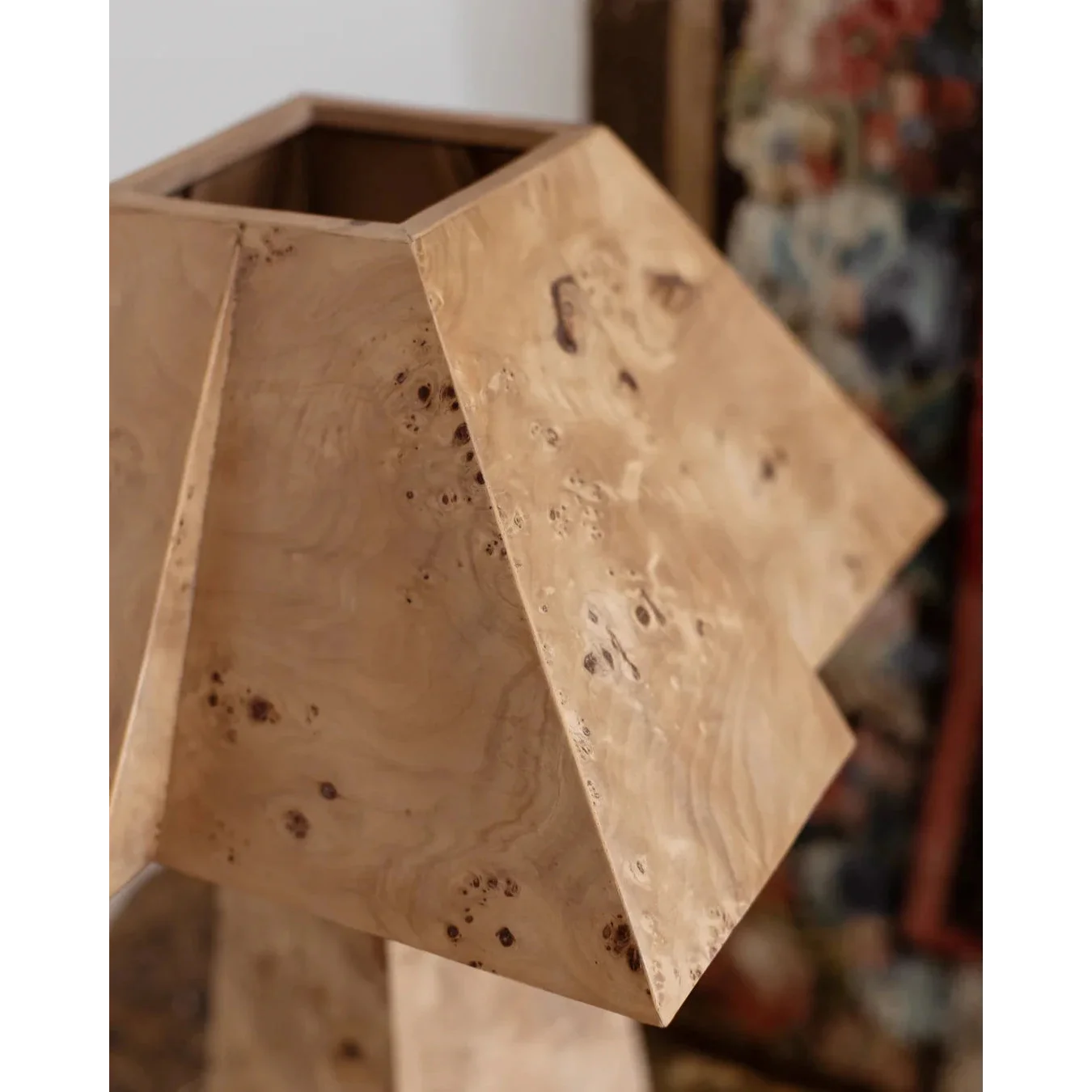 Burl Wood Table Lamp | Japandi | Minimalist for High-end Interiors Casalolalights Luxury Lamps for Interior Designers