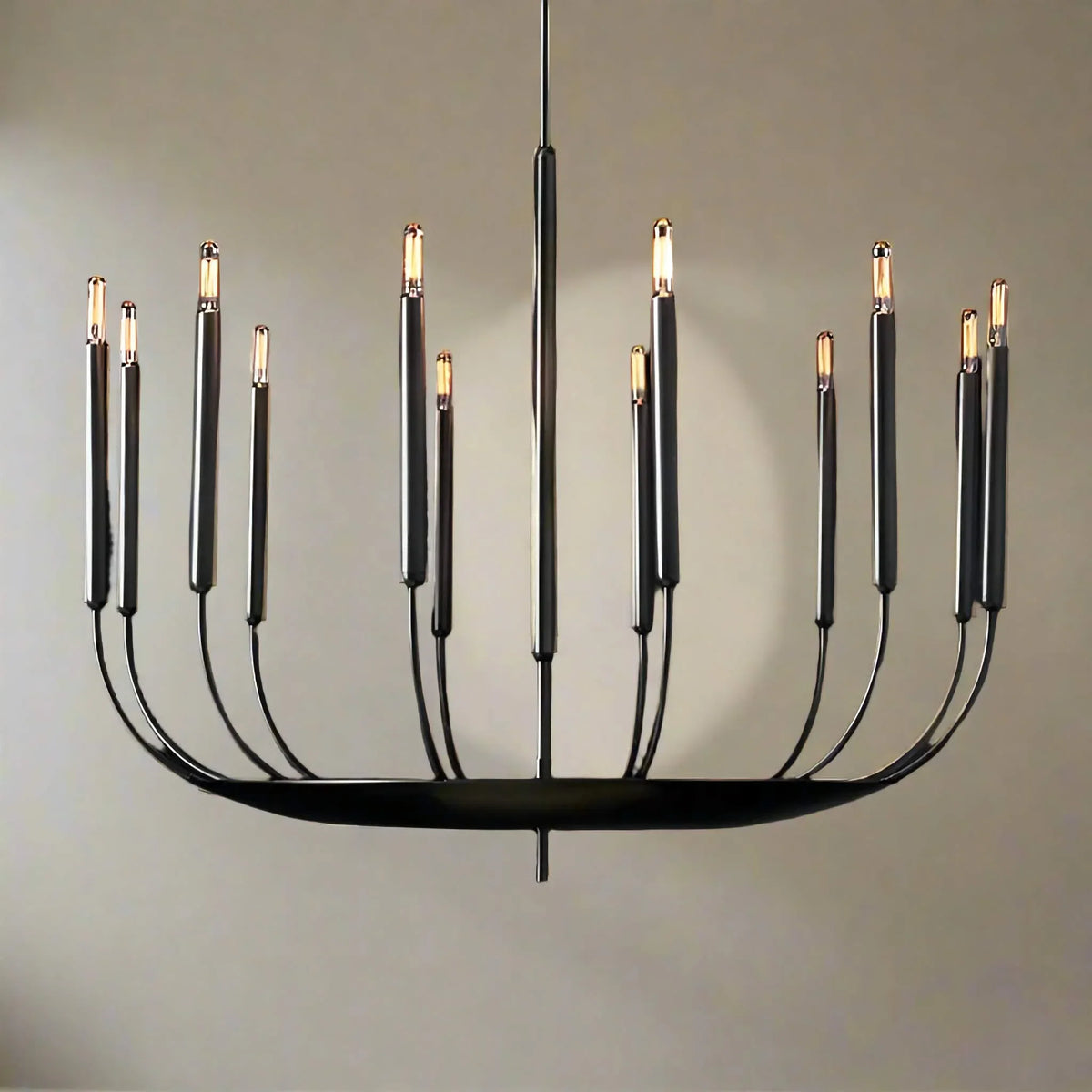Brass Candelabra Chandelier for Living Room and Foyer | 10 12 or 16 Lights 60 to 120 Cm (24 47 In) Casalola Luxury