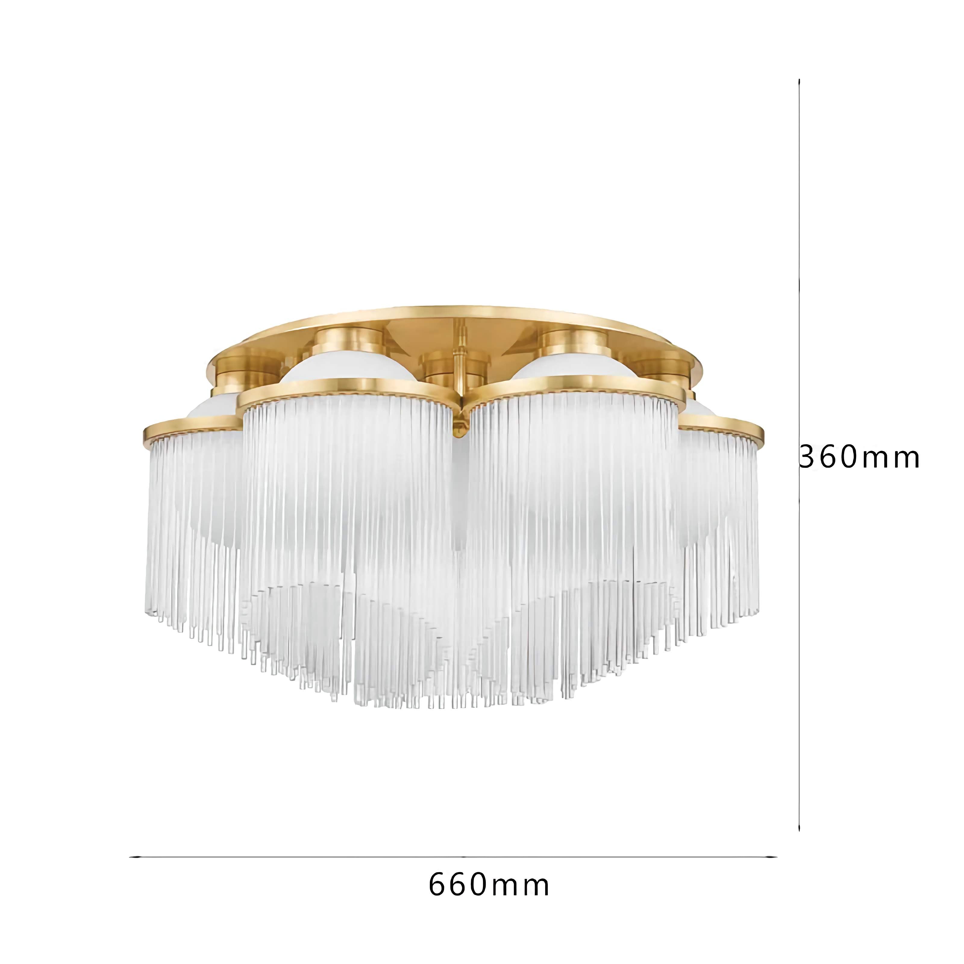 CELESTIAL CRYSTAL FLUSH MOUNT | CLPOP013