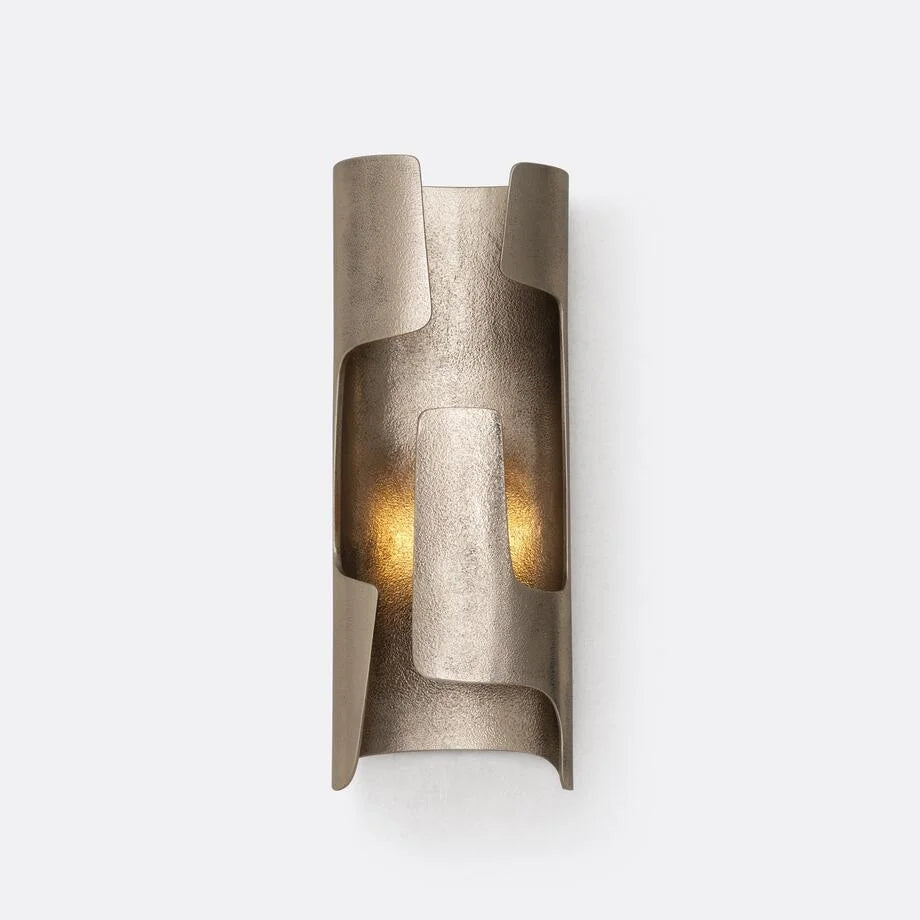 Champagne Bronze Low Profile Wall Sconce | Corridor Light Small Niche Minimalist Casalola Lights Luxury Lamps