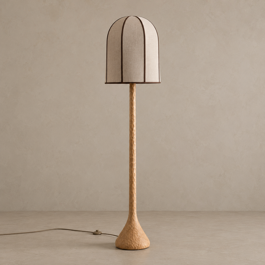 Oak Floor Lamp