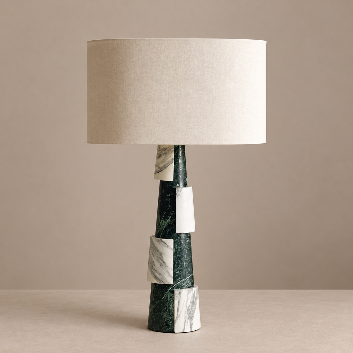 Green Marble Table Lamp