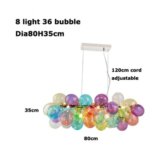 Colorful Glass Balloon Pendant Lamp | Whimsical Stained Design Casalolalights Luxury Lamps for Interior Designers