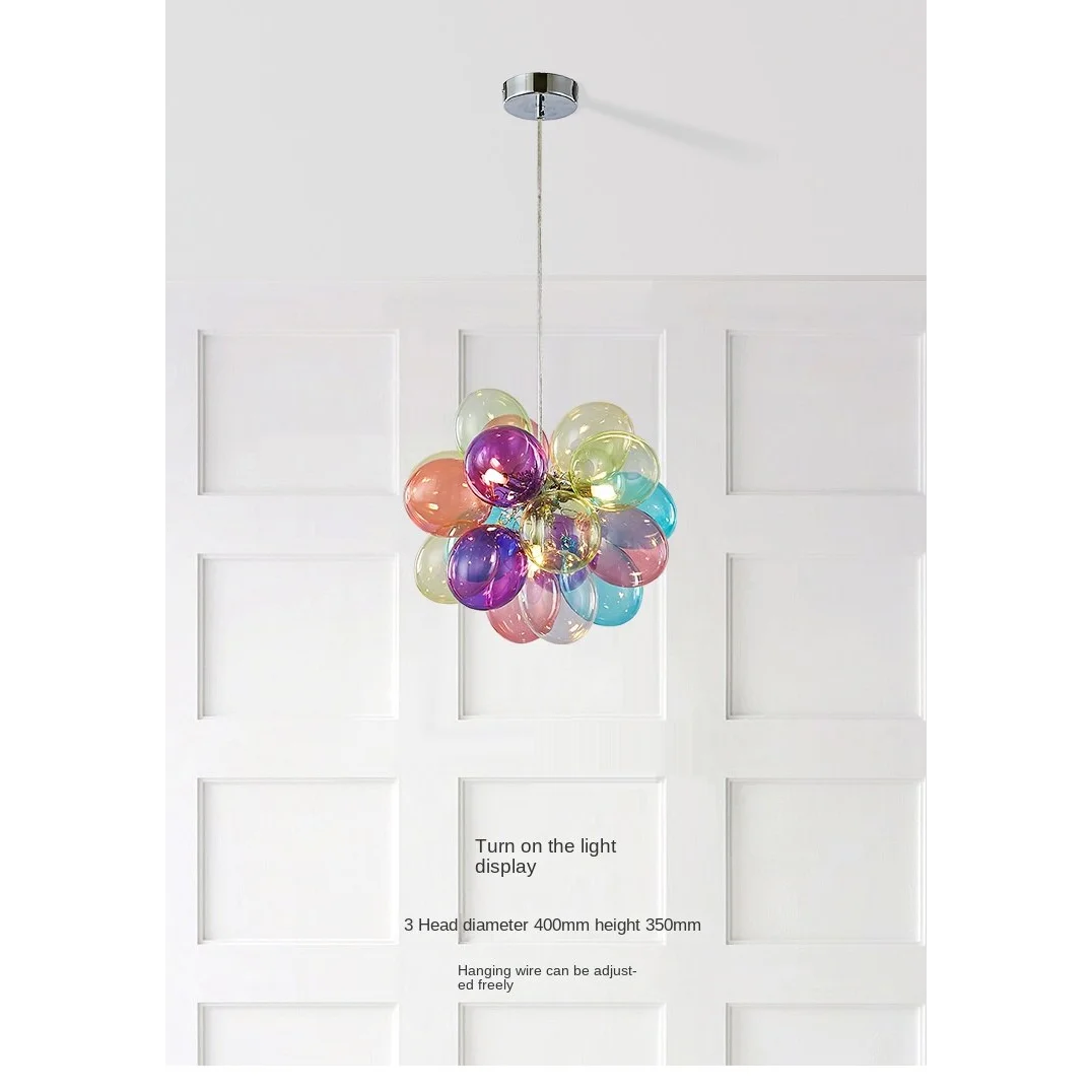 Colorful Glass Balloon Pendant Lamp | Whimsical Stained Design Casalolalights Luxury Lamps for Interior Designers