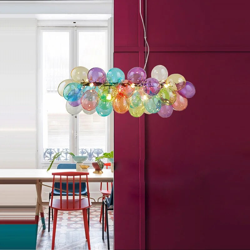 Colorful Glass Balloon Pendant Lamp | Whimsical Stained Design Casalolalights Luxury Lamps for Interior Designers