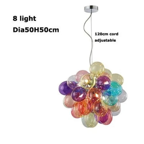 Colorful Glass Balloon Pendant Lamp | Whimsical Stained Design Casalolalights Luxury Lamps for Interior Designers