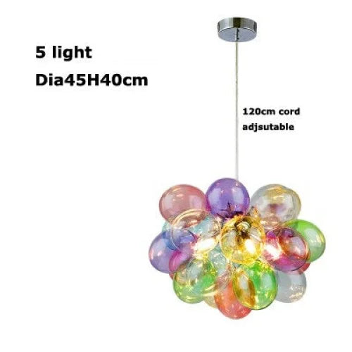 Colorful Glass Balloon Pendant Lamp | Whimsical Stained Design Casalolalights Luxury Lamps for Interior Designers
