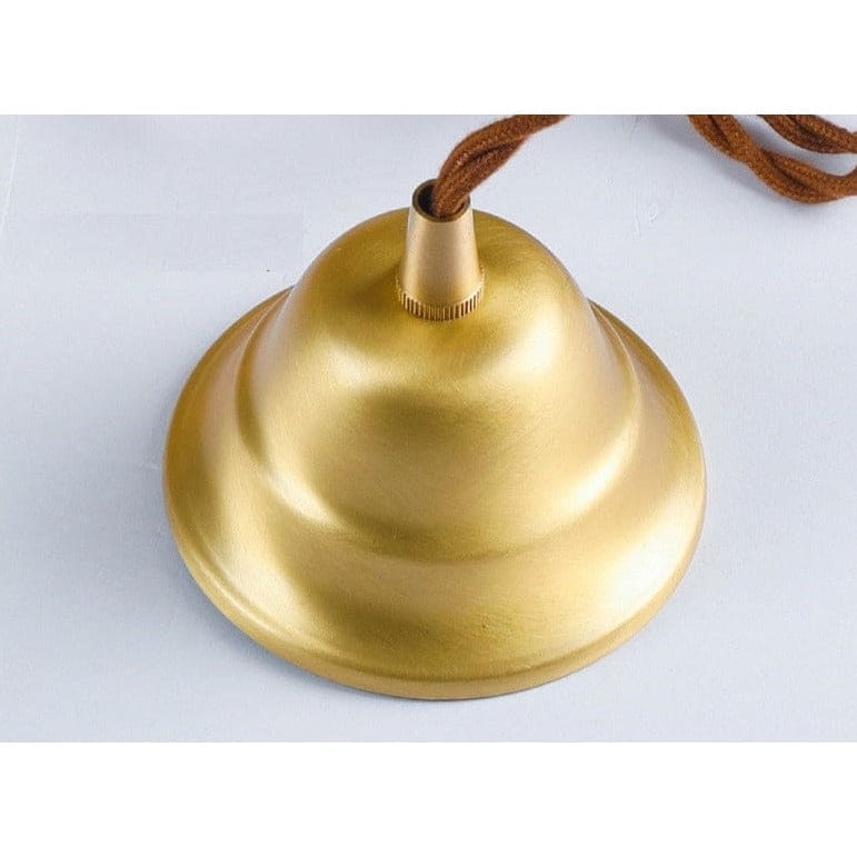 Glass Pendant Lighting | Green Champagne Biophilic Design Cottagecore Lamps | 1-lights - Lamps