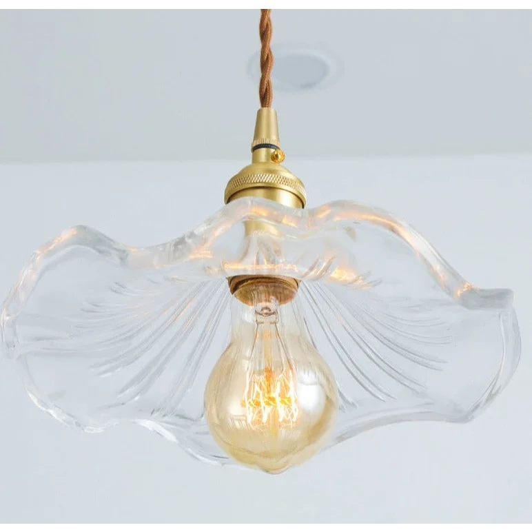 Glass Pendant Lighting | Green Champagne Biophilic Design Cottagecore Lamps | 1-lights Casalolalights Luxury Lamps