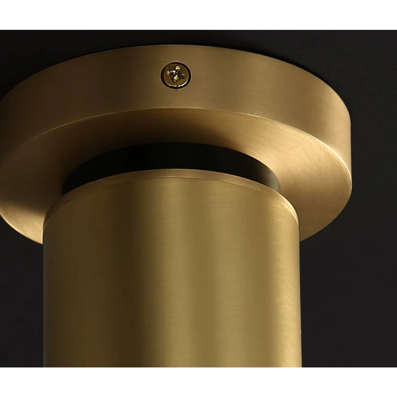 4-light Copper Track Lighting | Adjustable Flush Mount Ceiling Fixture for Low Ceilings