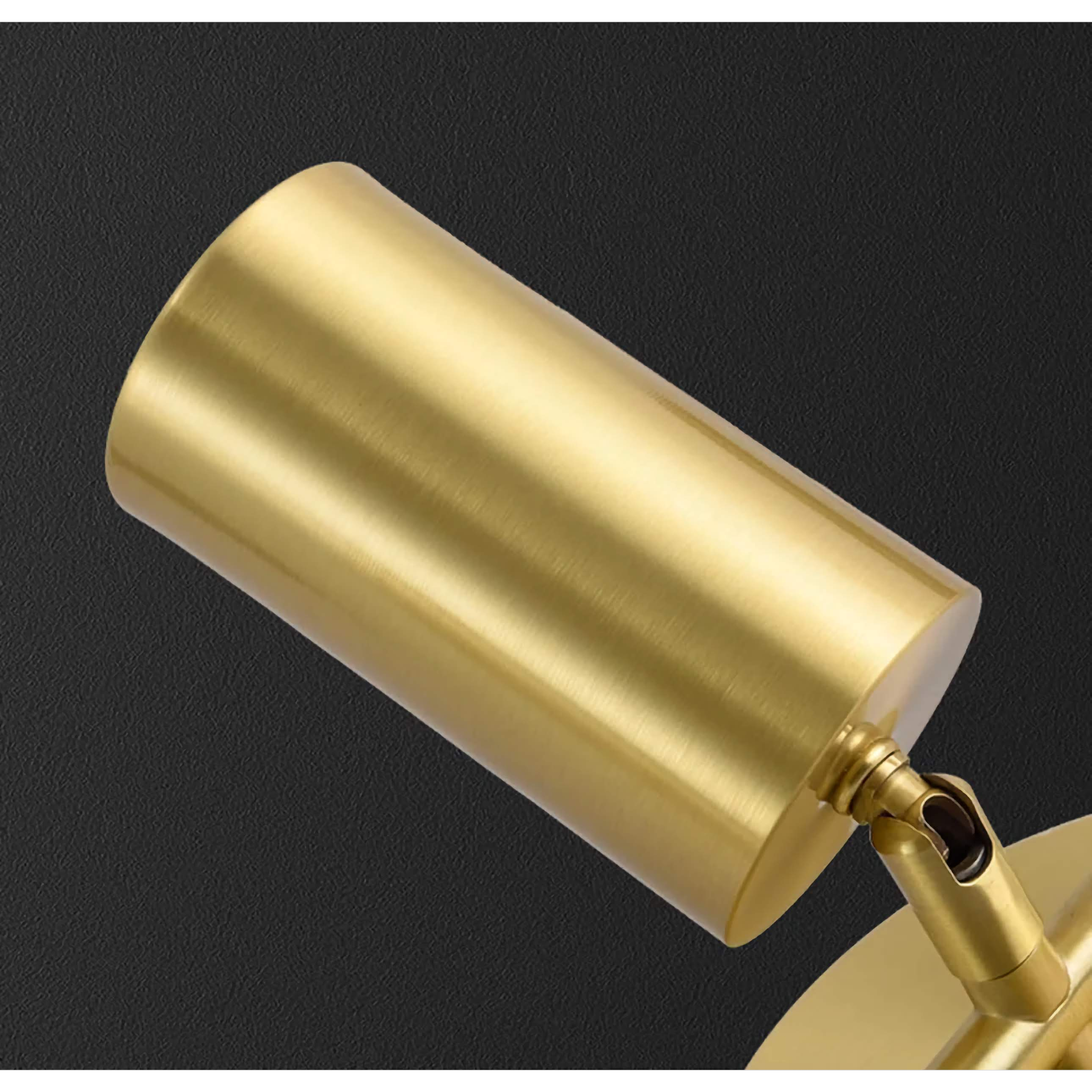 4-light Copper Track Lighting | Adjustable Flush Mount Ceiling Fixture for Low Ceilings