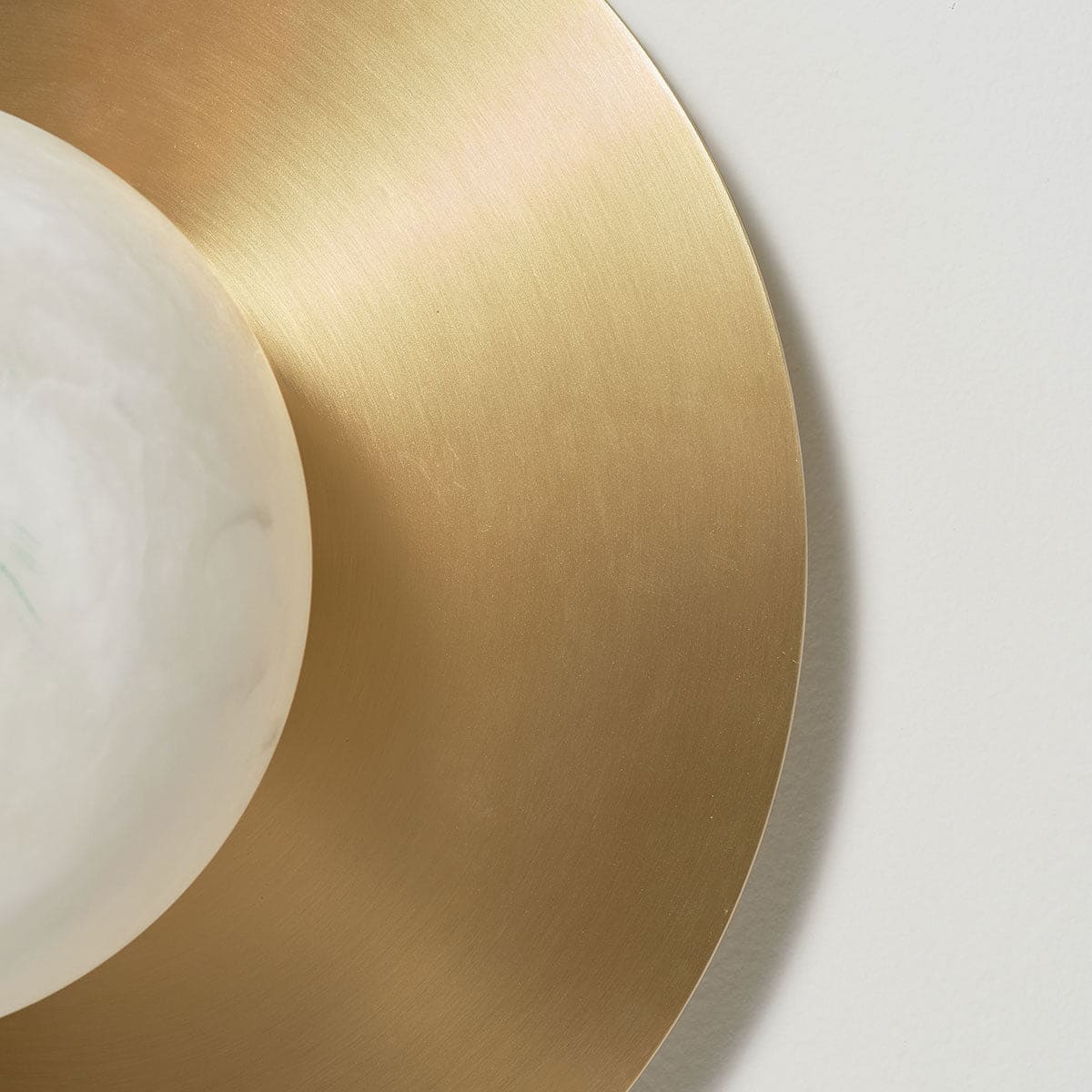 Minimalist Marble & Brass Wall Sconce – Luxury Modern Light Fixture for Interiors - Sconces