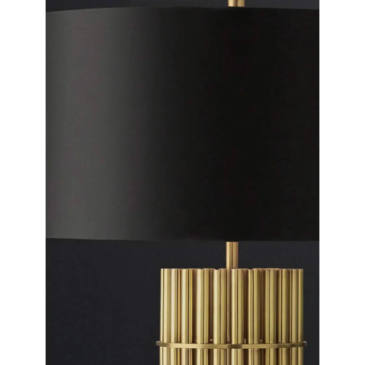 Copper Column Floor Lamp | Bronze with Fabric Drum Shade Modern Transitional Living Room Casalolalights Luxury Lamps