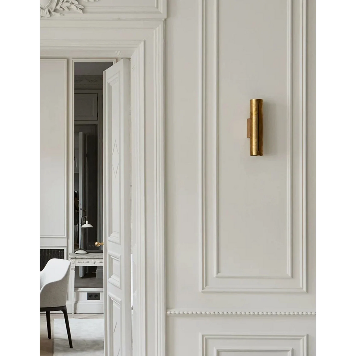 Copper Wall Light | Vertical-slit Cylinder Sconce Modern Minimalist Hallway Living Room & Bedroom Casalolalights Luxury