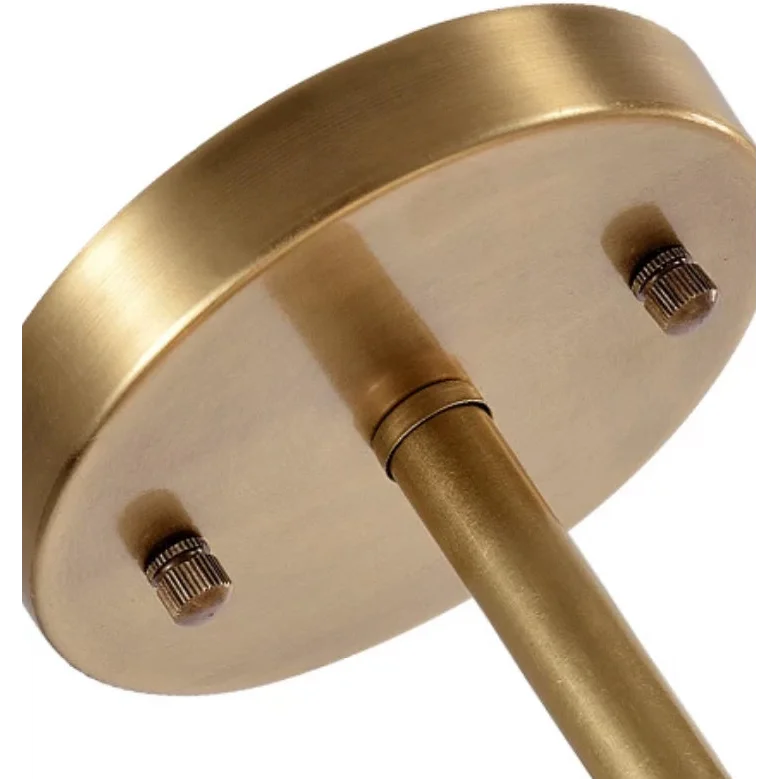 Copper and Fabric Semi-flush Mount Ceiling Light – Modern Drum Fixture for Low Ceilings