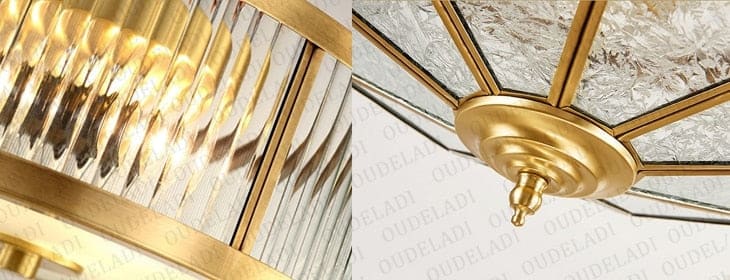 Copper Ceiling Lamps | Low for Living Room | Casalola - Flush Mounts