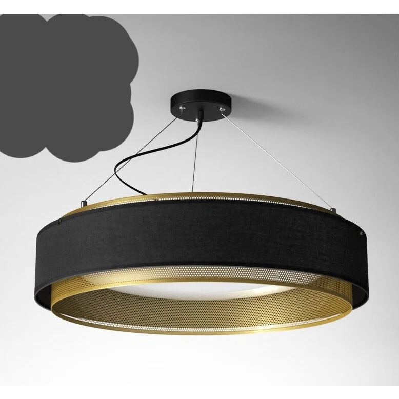 Round Ceiling Light Fixture | Modern Luxe Low Lamp | Casalola