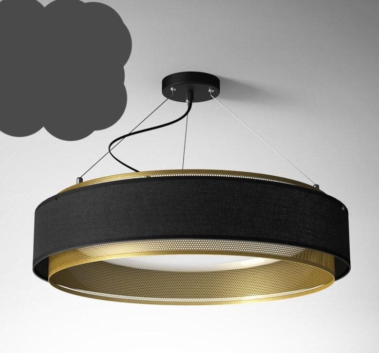 Round Ceiling Light Fixture | Modern Luxe Low Lamp | Casalola - Pendant Lamps