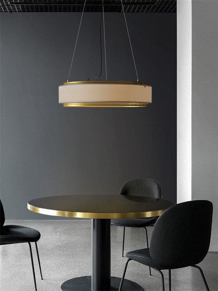Round Ceiling Light Fixture | Modern Luxe Low Lamp | Casalola - Pendant Lamps