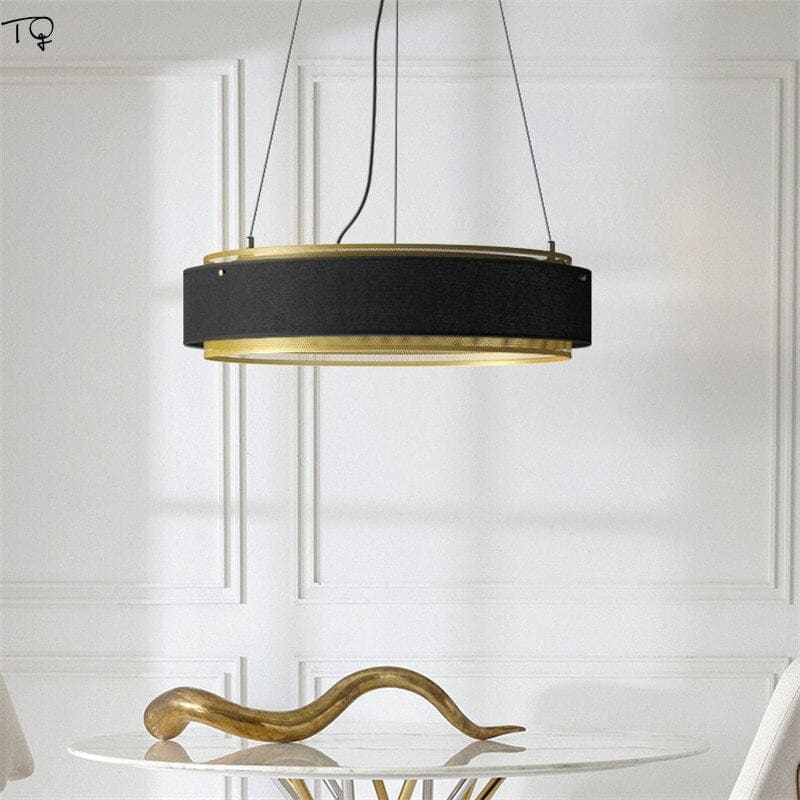 Round Ceiling Light Fixture | Modern Luxe Low Lamp | Casalola - Pendant Lamps
