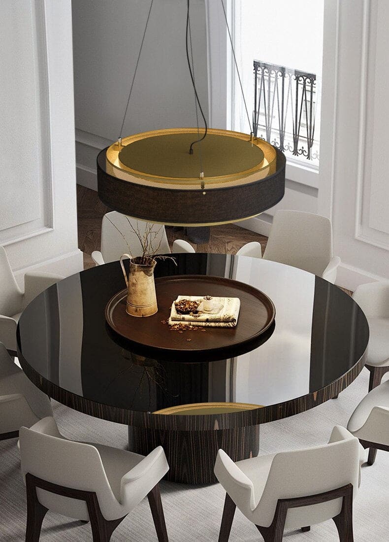 Round Ceiling Light Fixture | Modern Luxe Low Lamp | Casalola - Pendant Lamps