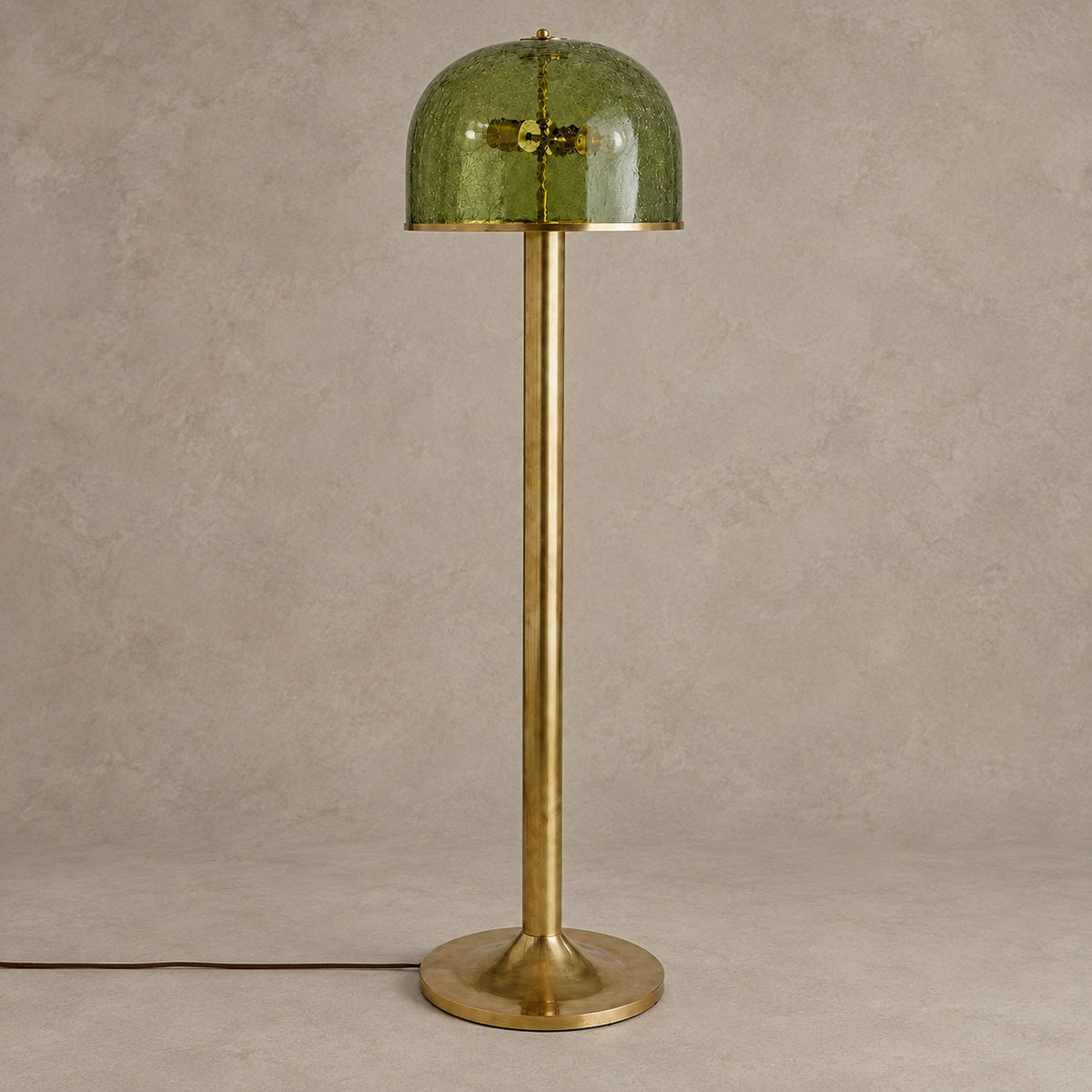 Crackle Glass Floor Lamp