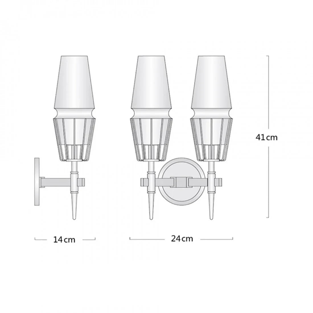 Art Deco Crystal & Copper Wall Sconce – Luxury Double Candle Light for Hallway Bedroom Casalolalights Luxury Lamps
