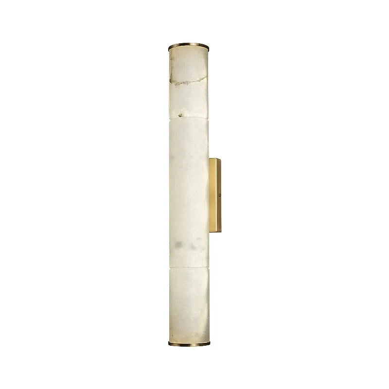 Cylindrical Natural Marble Led Wall Lights for Living Room Bedroom Bathroom Casalolalights Luxury Lamps for Interior