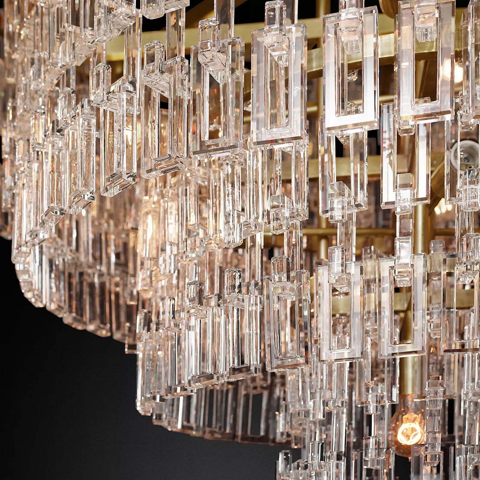 Tiered Crystal Chandelier Hand-cut K9 with Solid Brass Frame – Casalola Lights Casalolalights Luxury Lamps for Interior