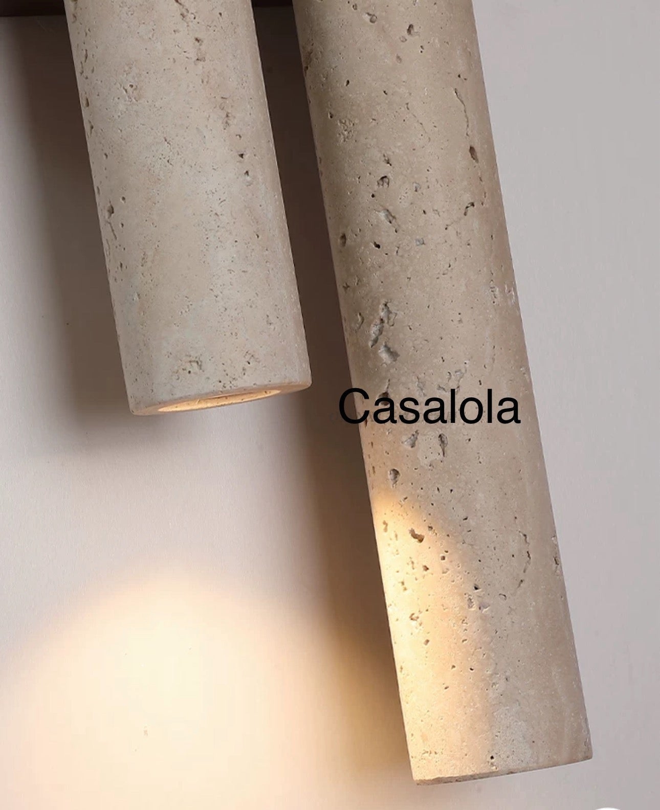 Double Marble Decorative Wall Lamps for Wabi-sabi Interiors - Sconces