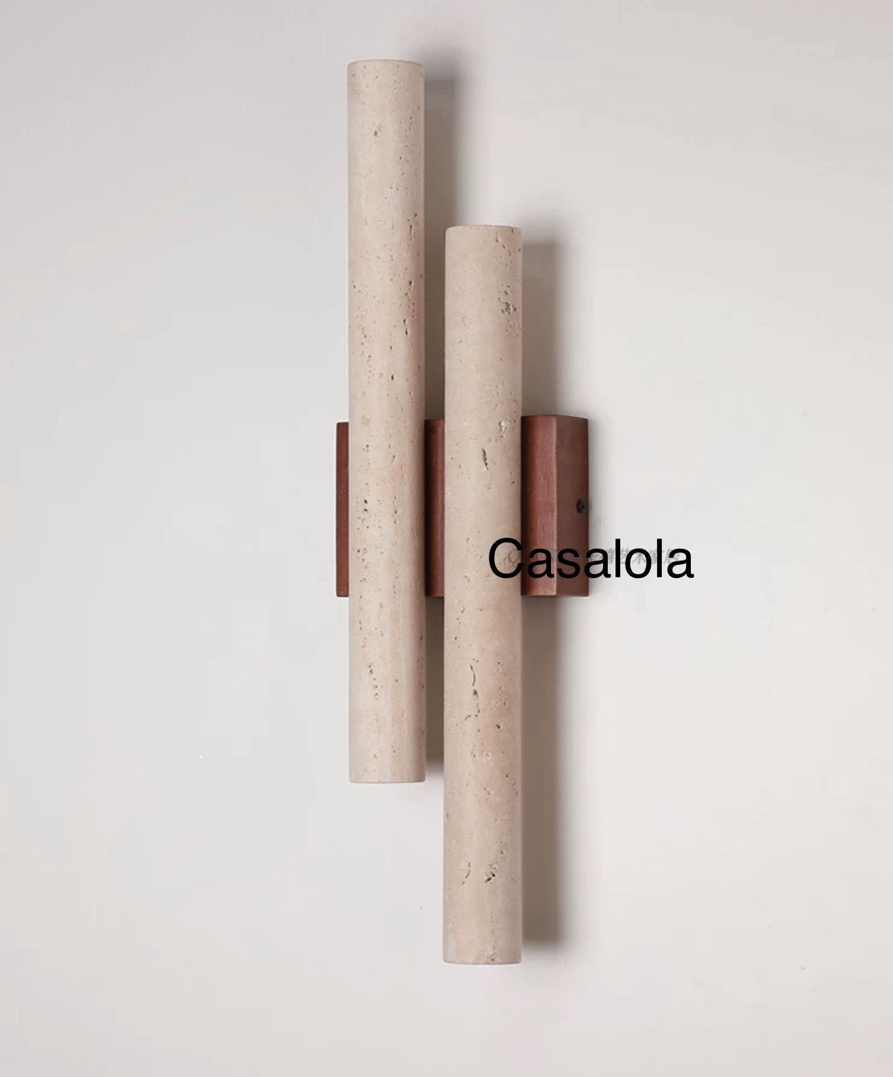 Double Marble Decorative Wall Lamps for Wabi-sabi Interiors - Sconces