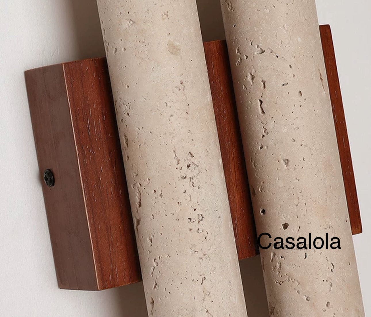 Double Marble Decorative Wall Lamps for Wabi-sabi Interiors - Sconces