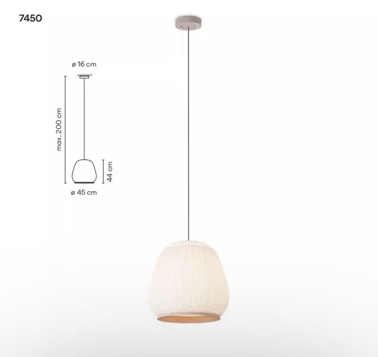 Ecru Knitting Fabric Pendant Lamp for Living Room Bedroom Restaurants - Lamps