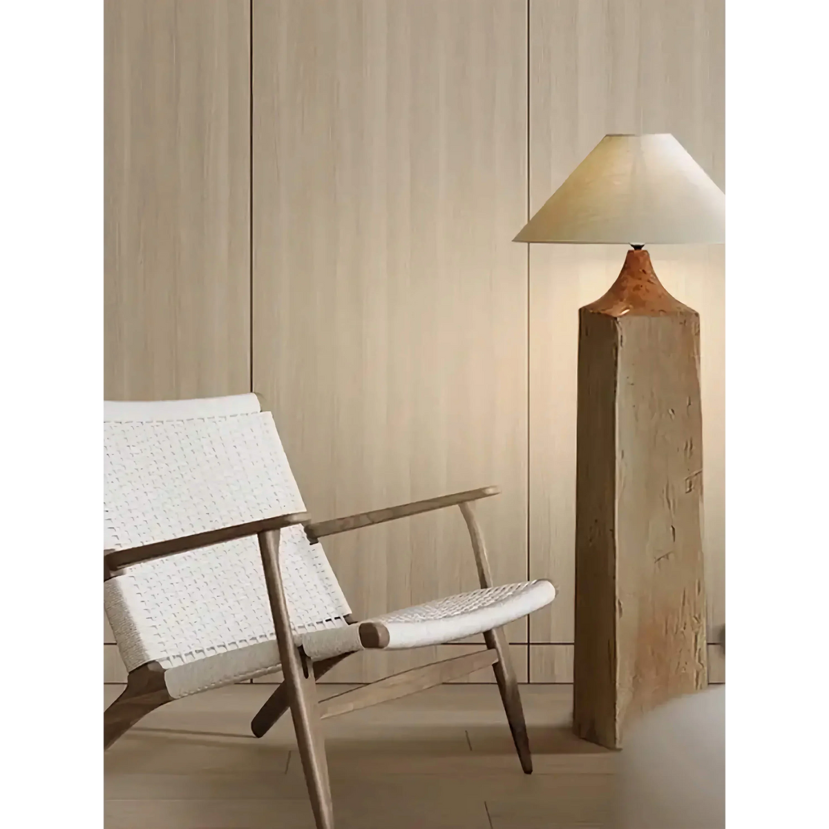 Solid Wood Floor or Table Lamp Fabric Shade | 135cm 50cm E26/e27 Dimmable Option Casalola Lights Luxury Lamps