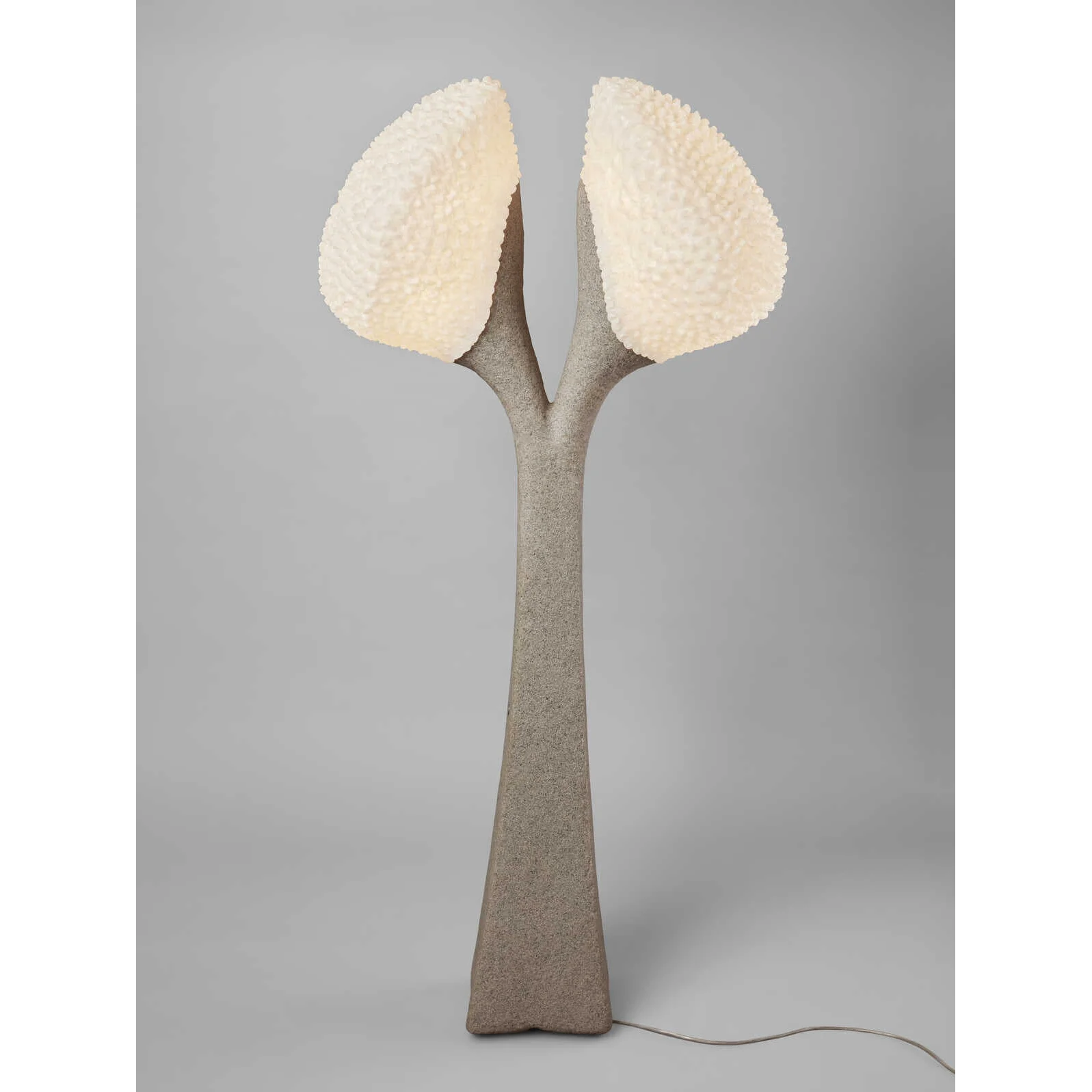 Sculptural Concrete Floor Lamp | Modern Artisanal Lighting - Double Head Casalolalights Luxury Lamps for Interior