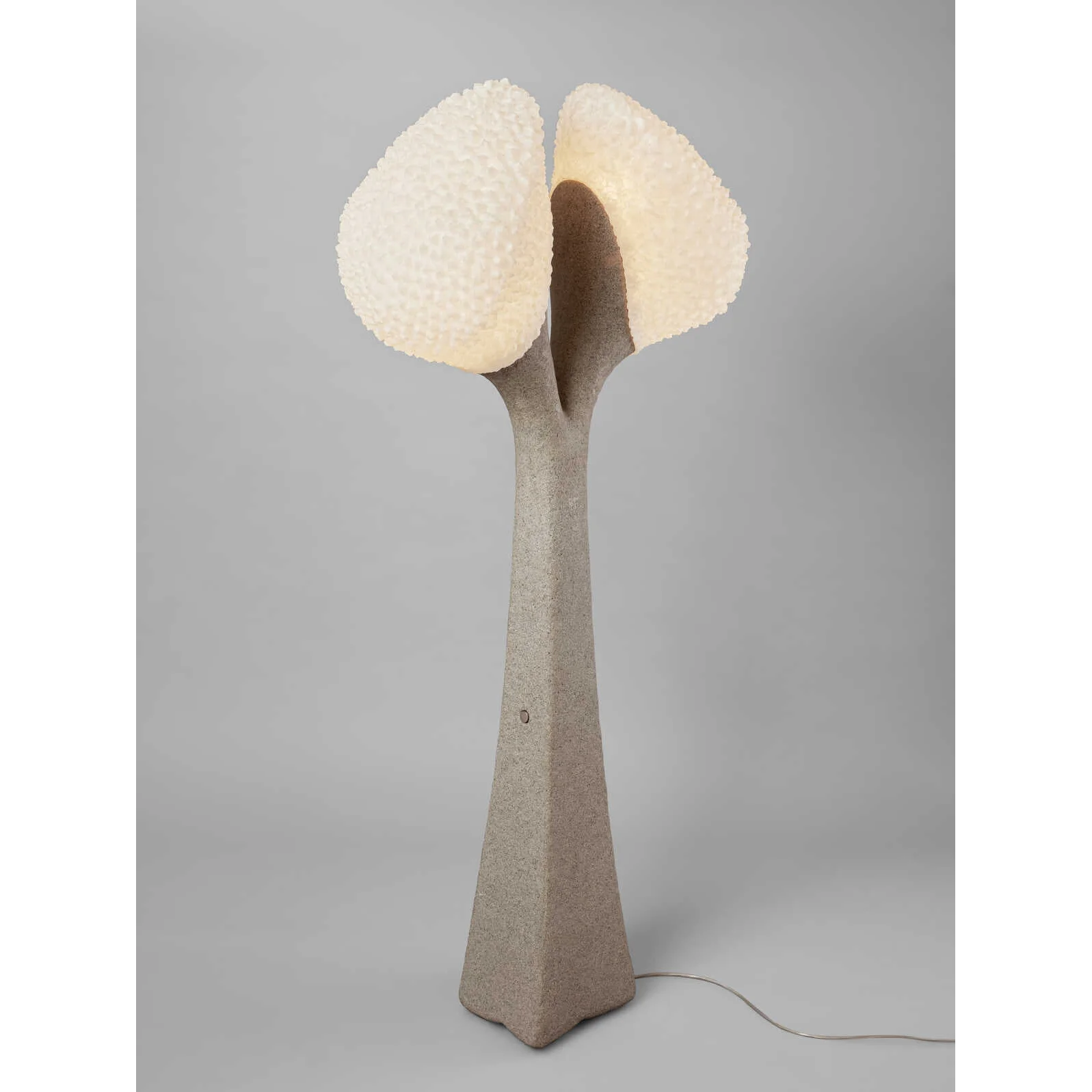 Sculptural Concrete Floor Lamp | Modern Artisanal Lighting - Double Head Casalolalights Luxury Lamps for Interior