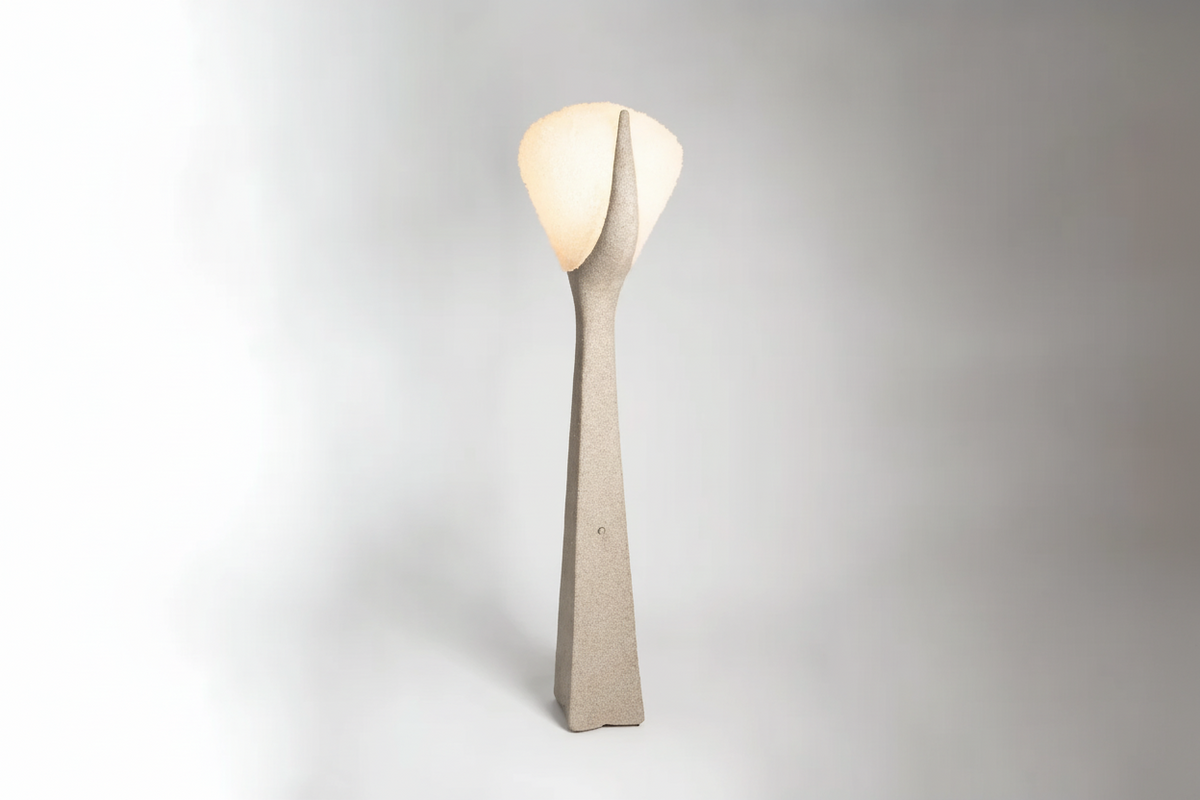 Blown Glass Sculpture Floor Lamp | 183cm Tall Integrated Led Adjustable Brightness Gallery Art Light Casalola Lights