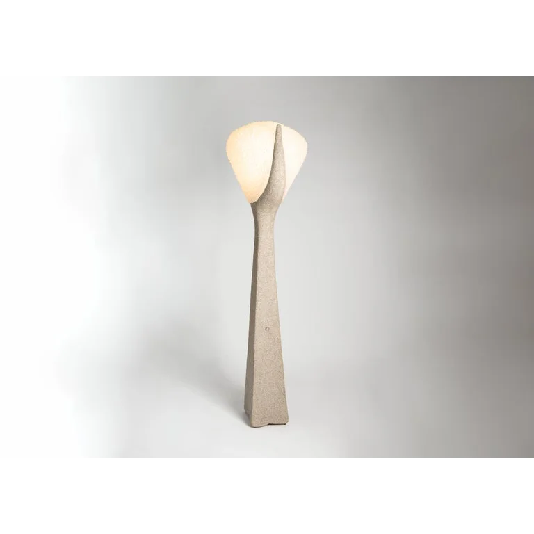 Sculptural Concrete Floor Lamp | Modern Artisanal Lighting - Soma Casalolalights Luxury Lamps for Interior Designers