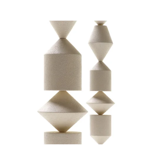 Geometric Iron Floor Lamp Black White or Walnut | 153cm Tall Up & Down Light Dimmable Option Casalola Lights Luxury
