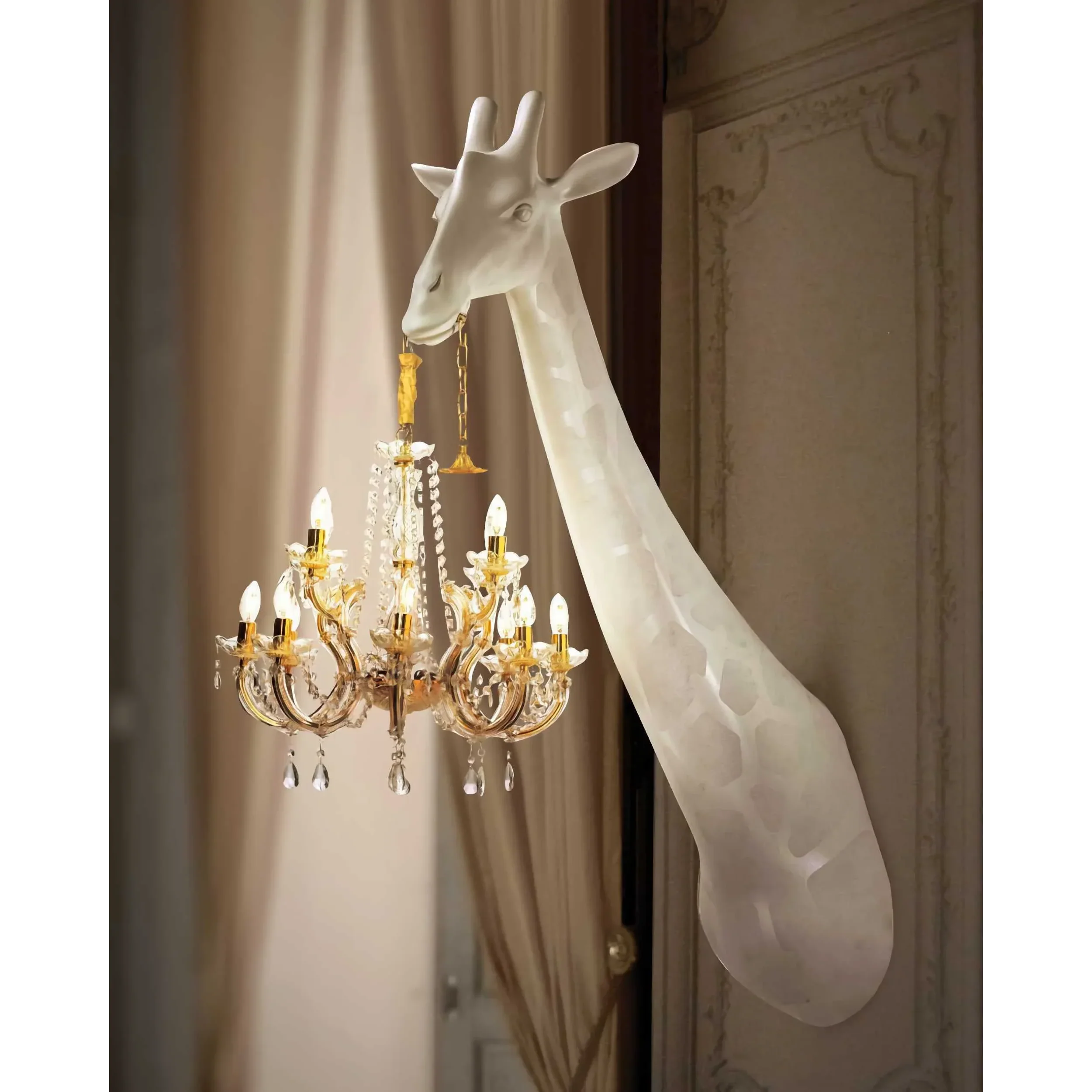 Decorative Wall Sconces with Mary Therese Crystal Chandelier | Luxury Giraffe for Elegant Spaces Casalolalights Luxury