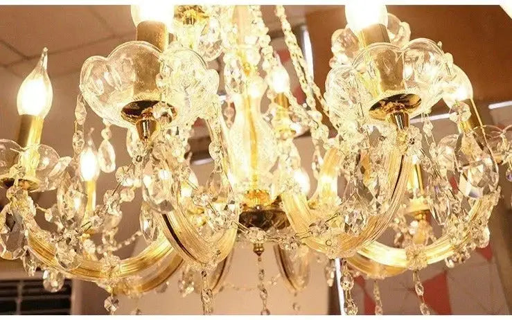 Decorative Wall Sconces with Mary Therese Crystal Chandelier | Luxury Giraffe for Elegant Spaces