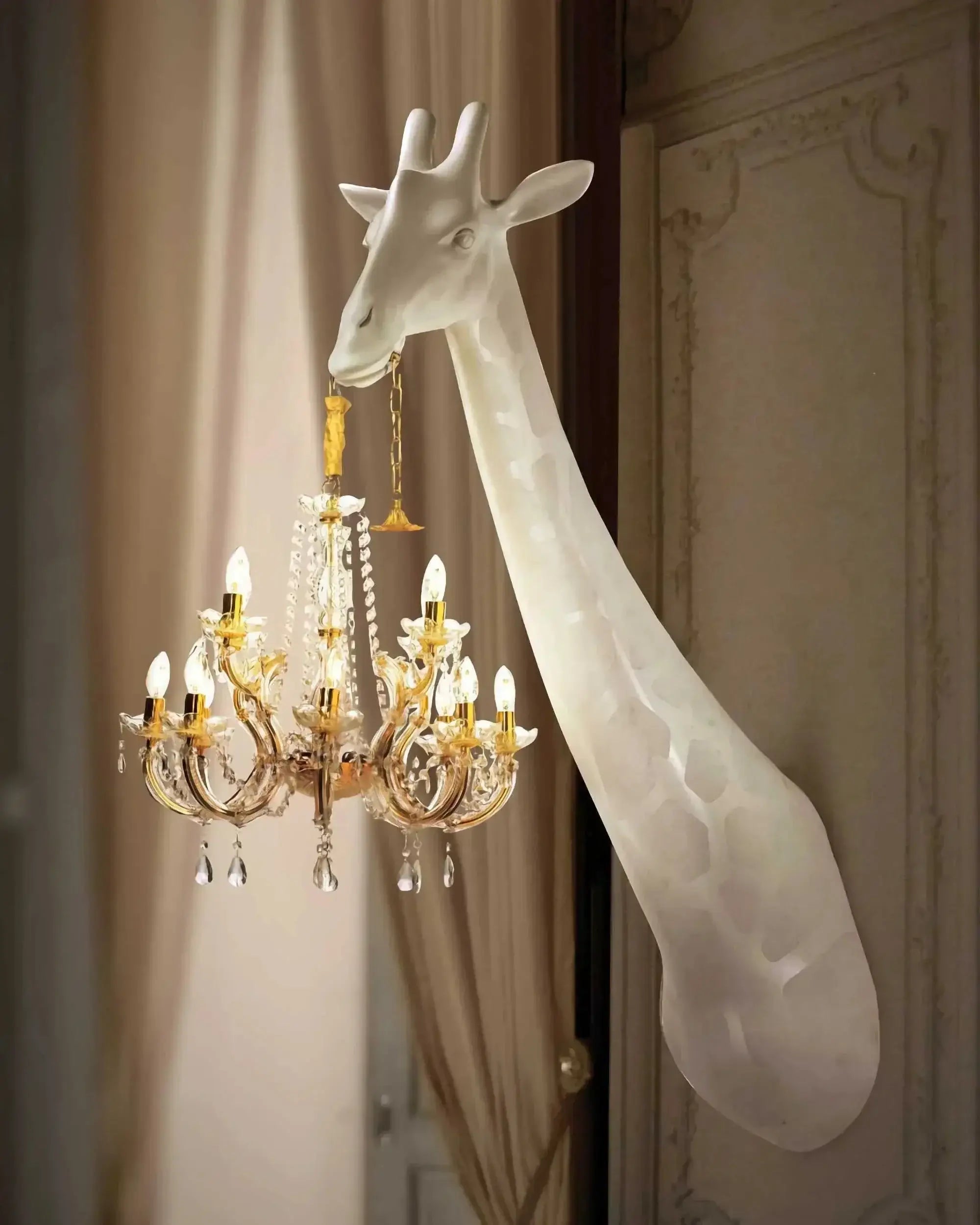Decorative Wall Sconces with Mary Therese Crystal Chandelier | Luxury Giraffe for Elegant Spaces
