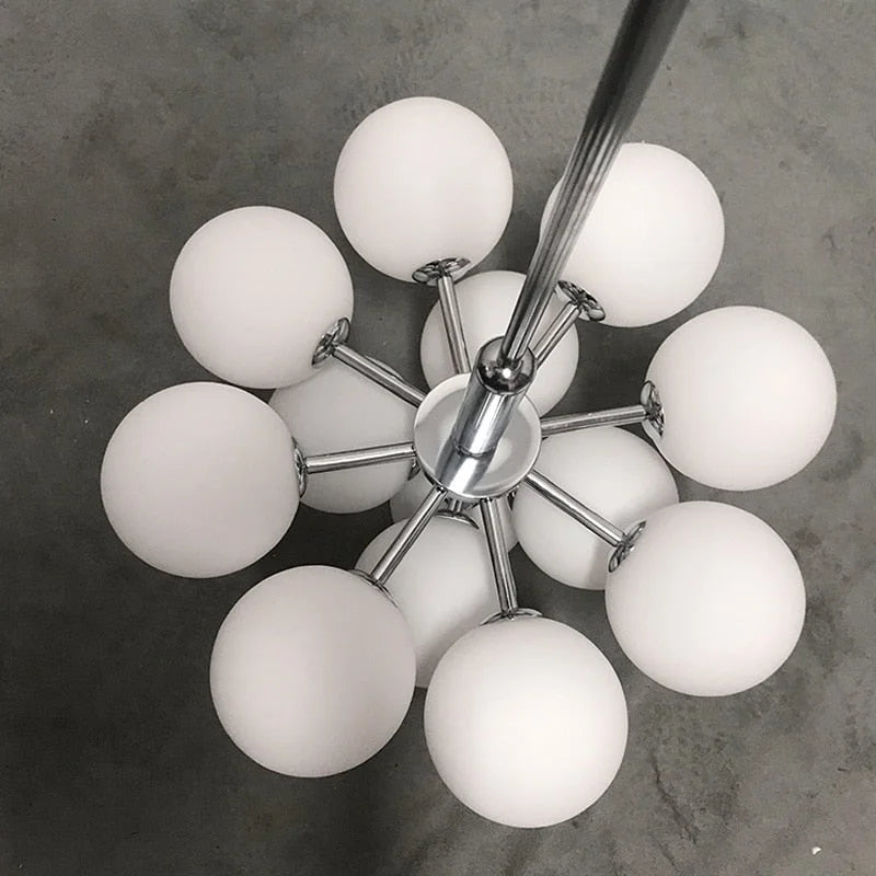 Modern Chandelier Luxury Metal Semi-flush Mount Glass 1-13 Heads Available | Casalola