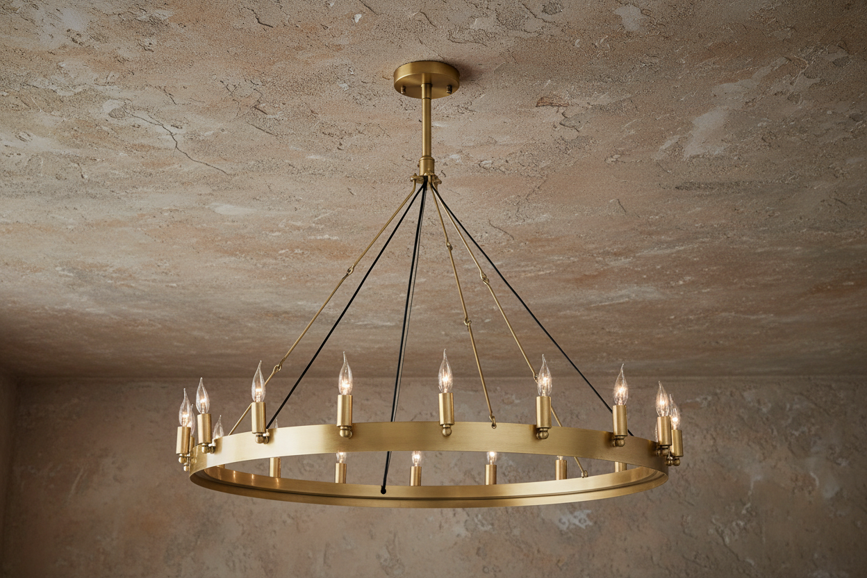 Iron Ring Chandelier Led – Dining Room Candle Pendant Casalolalights Luxury Lamps for Interior Designers